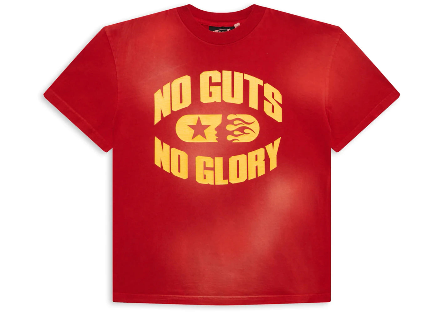 hellstar no guts no glory t-shirt red