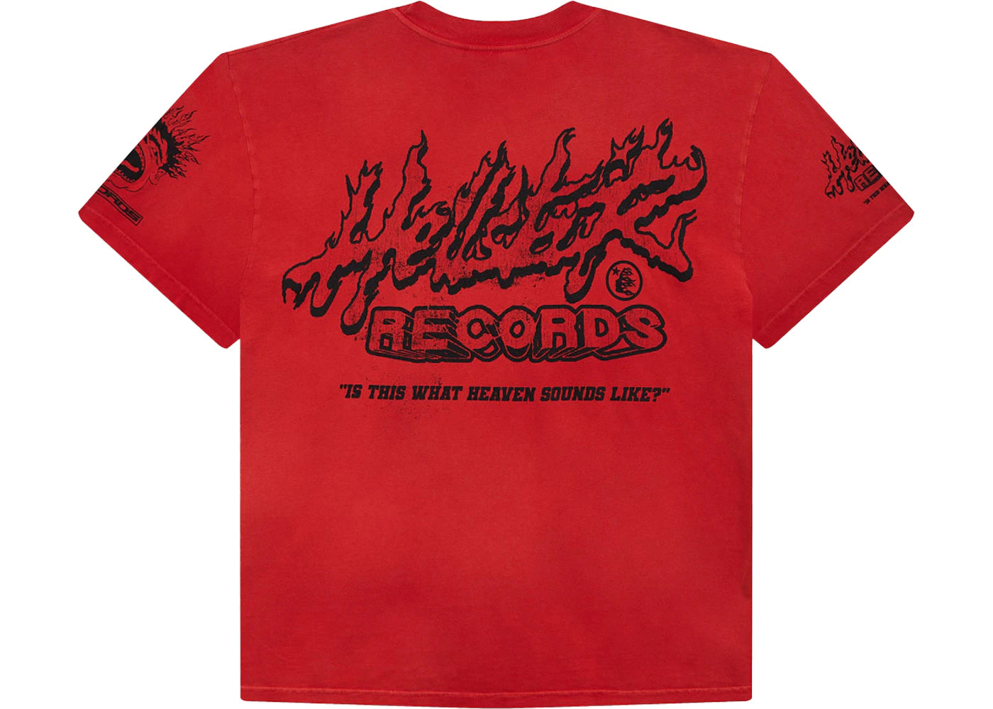 hellstar records t-shirt red