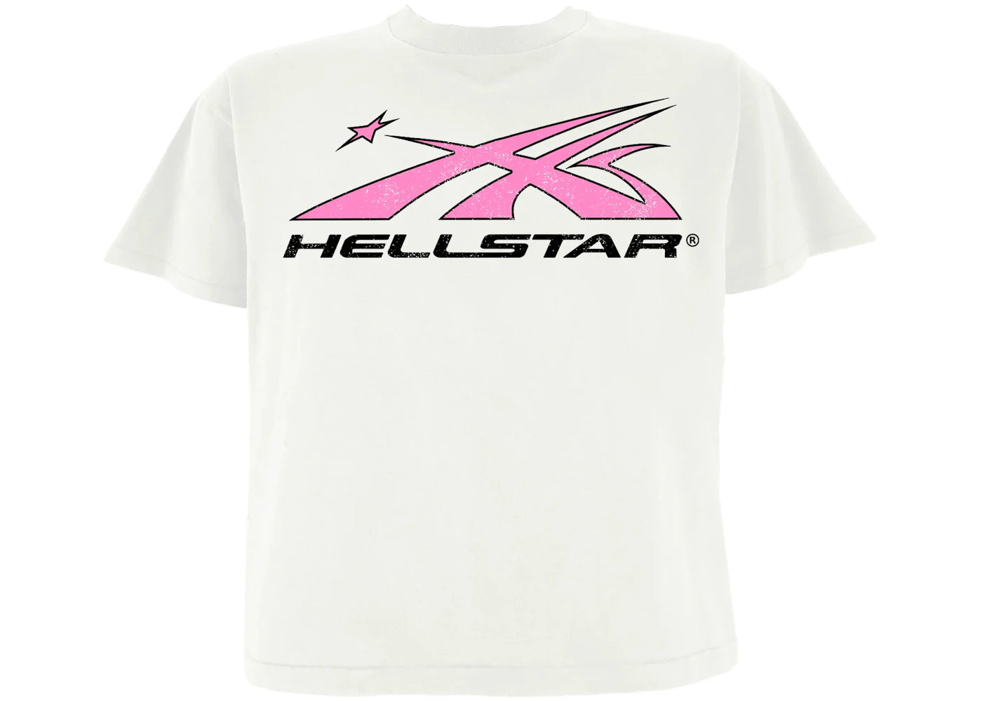 hellstar sport logo t-shirt white