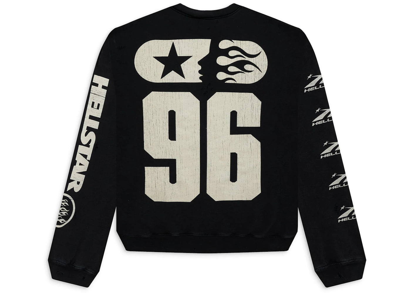 hellstar sports 96' crewneck black