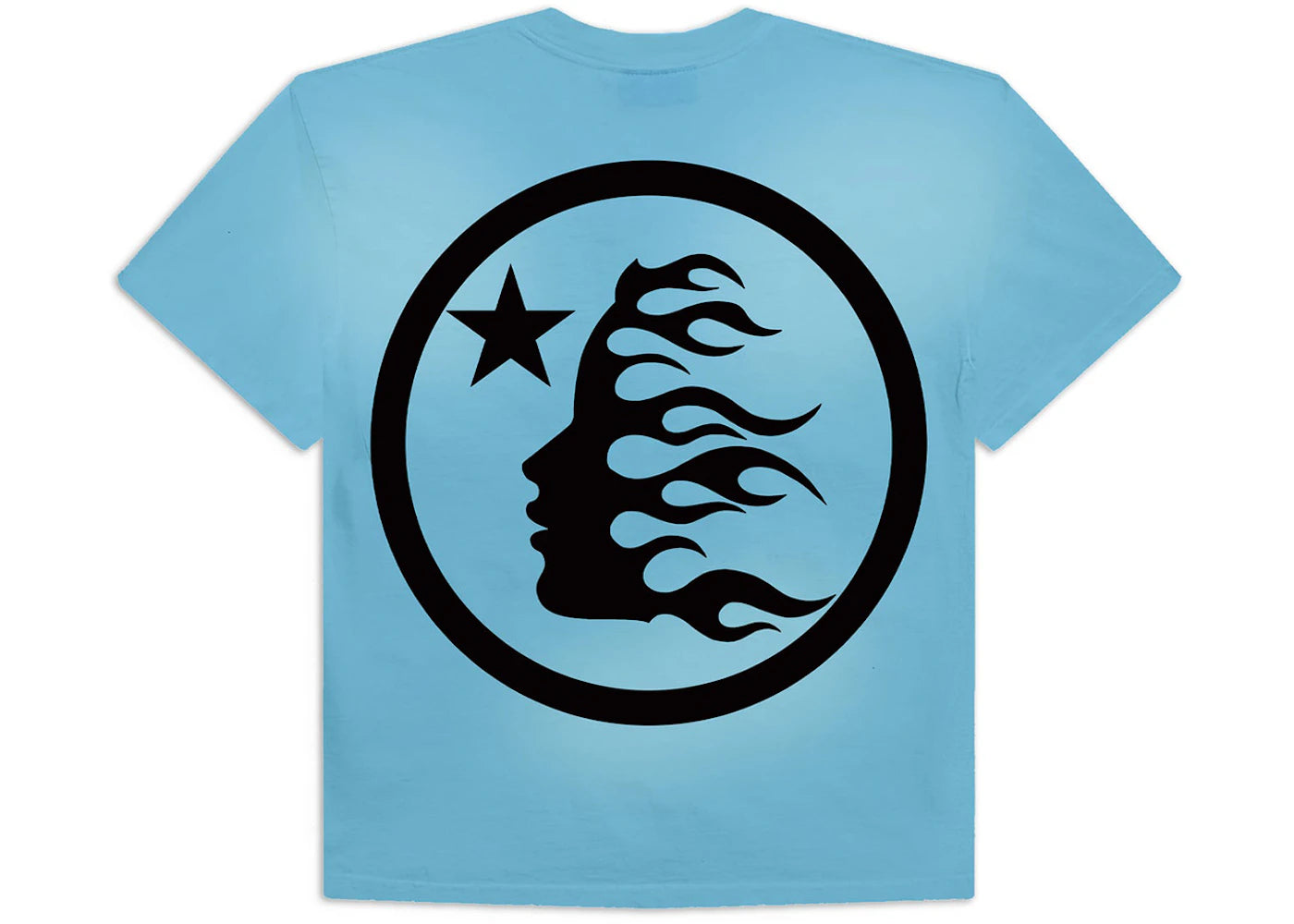 hellstar sports core logo gel t-shirt blue