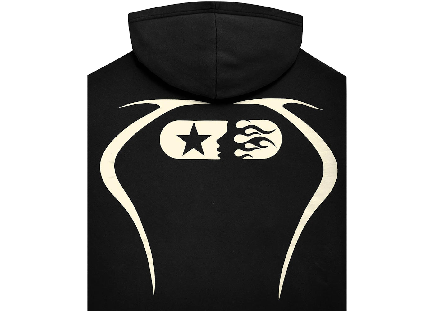 hellstar sports hoodie jet black