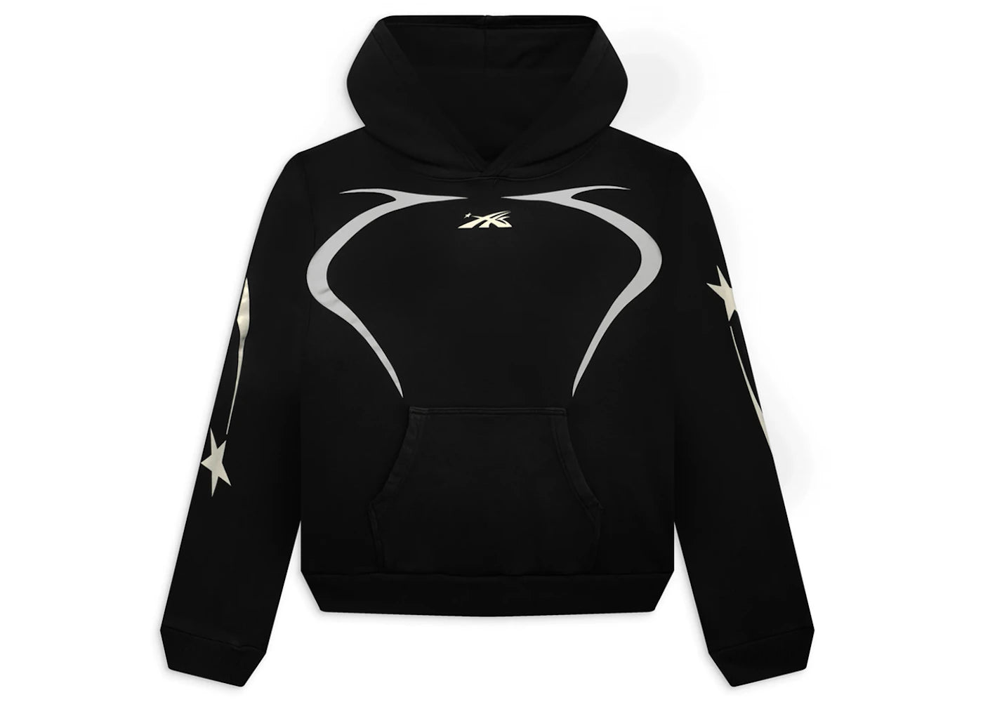hellstar sports hoodie jet black