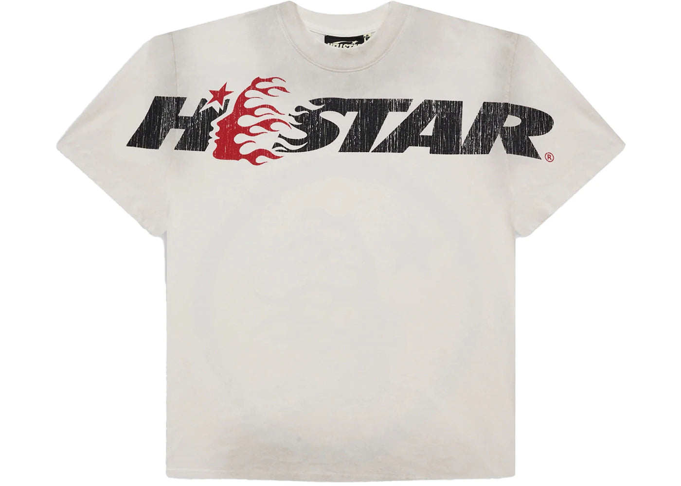 hellstar studios cartoon logo t-shirt gray