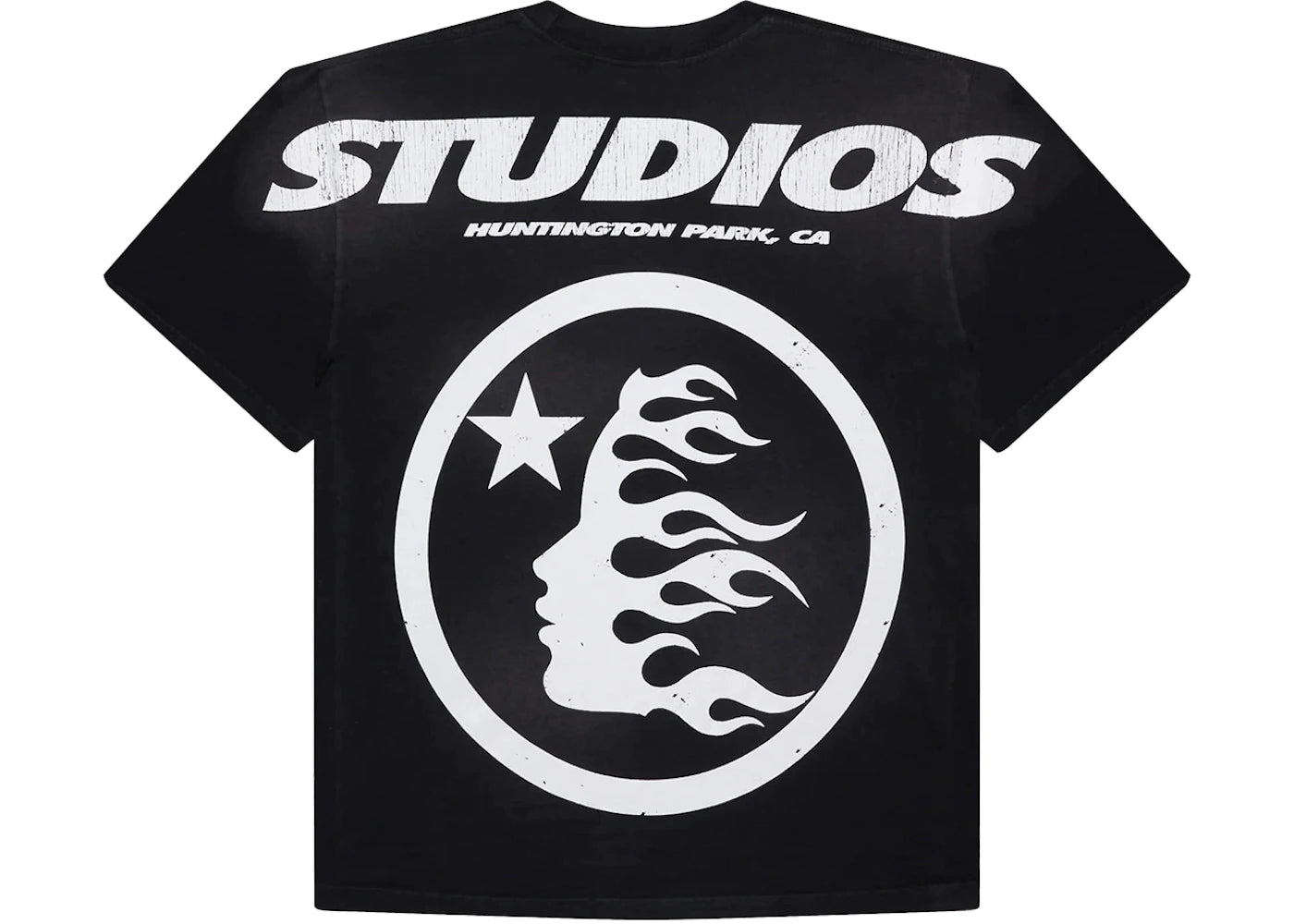 hellstar studios cartoon logo t-shirt red