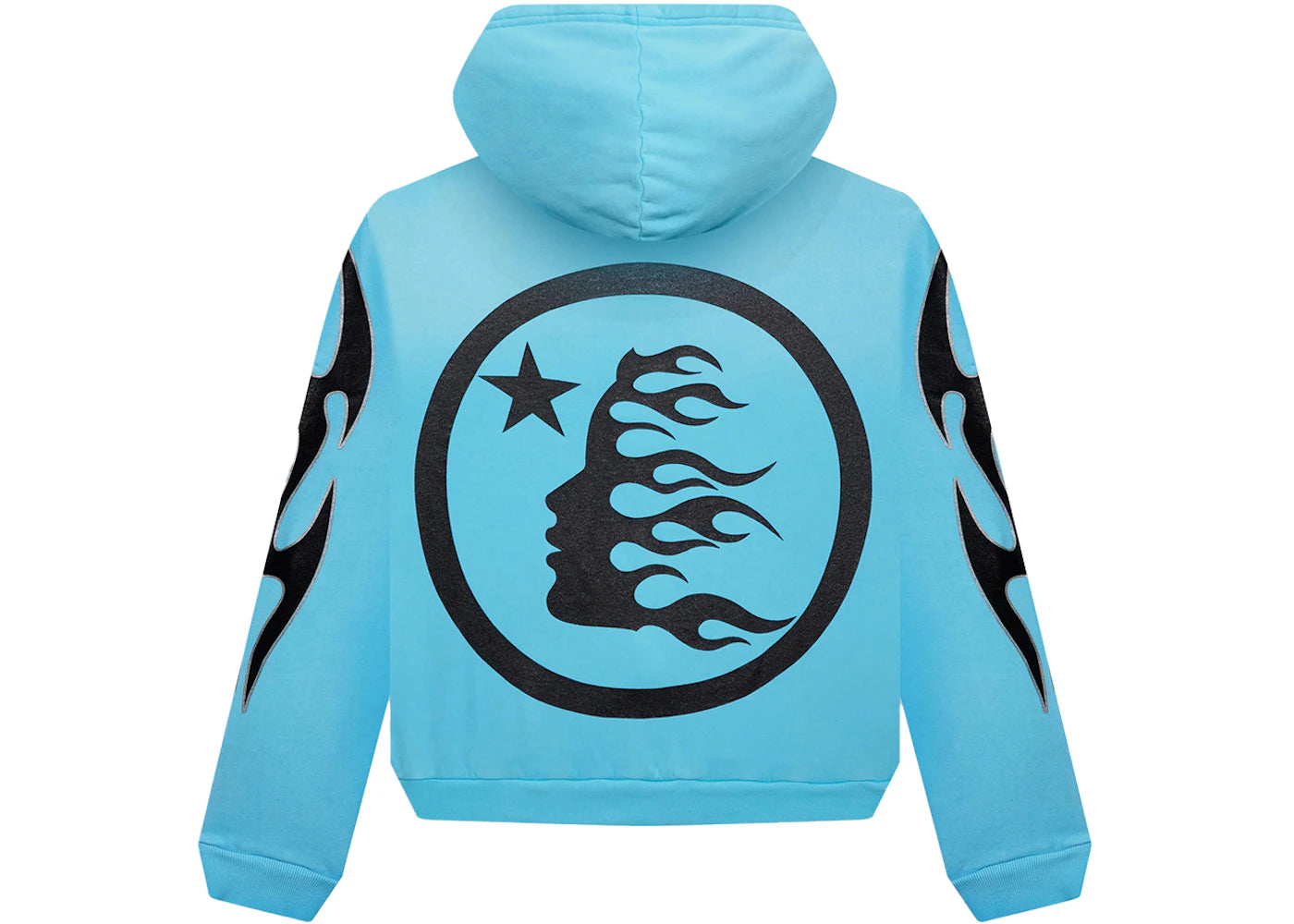 hellstar studios zip hoodie blue