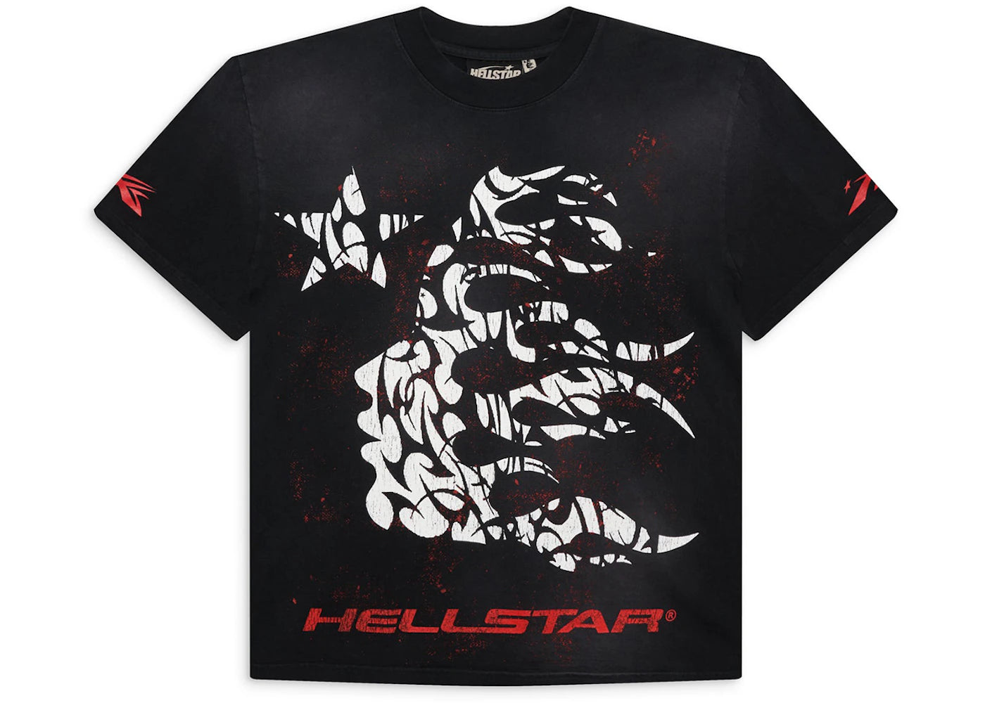 hellstar thorn t-shirt red