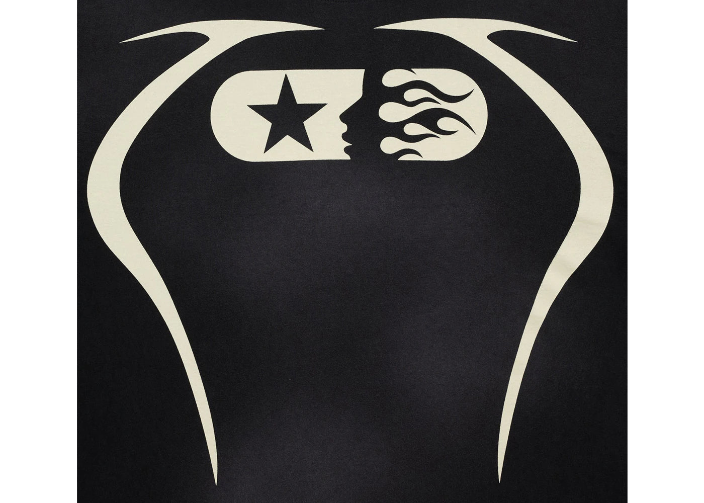 hellstar warm up t-shirt black