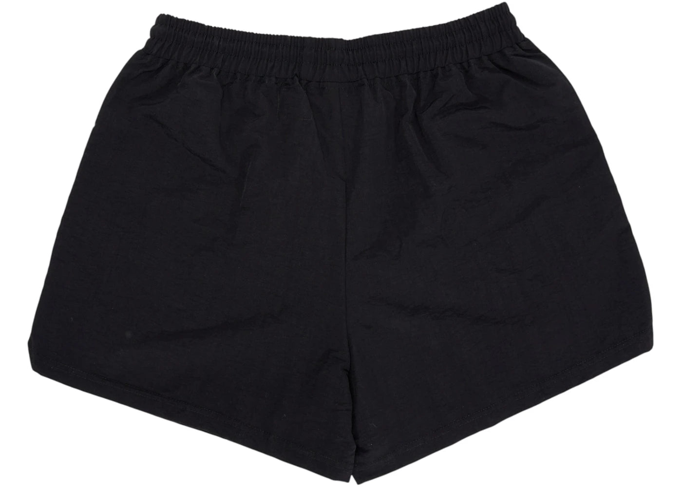 hellstar waxed nylon athletic shorts black