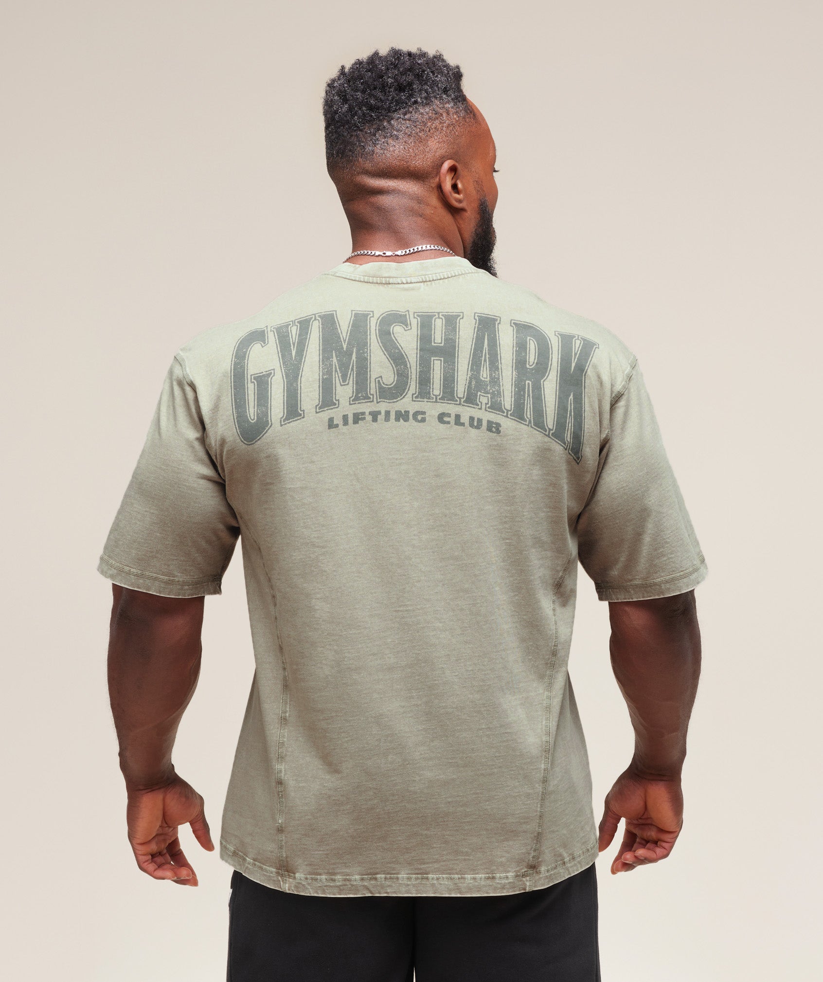 Gymshark Heritage Washed T-Shirt Stone Grey