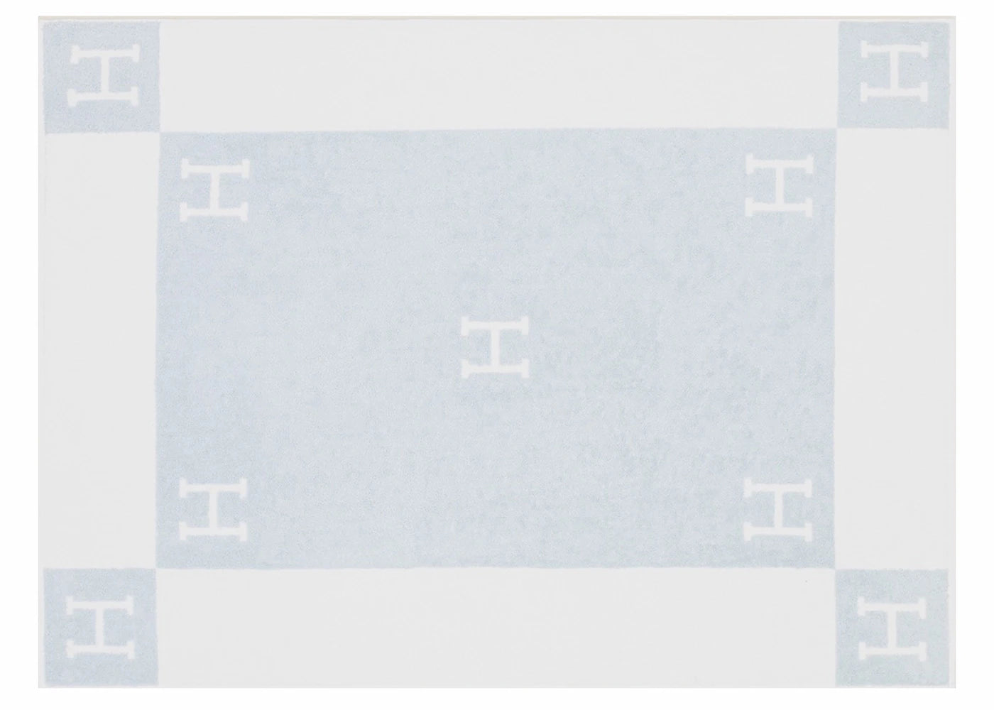 Hermes Avalon Bath Towel Bleu Glacier