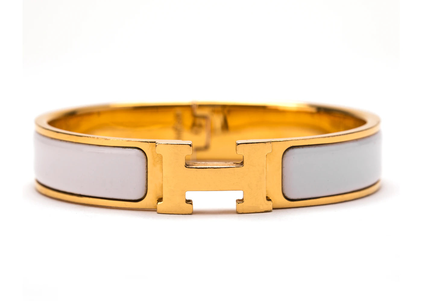 Hermes Clic Clac H Enamel Narrow Pm India | Kicks Machine