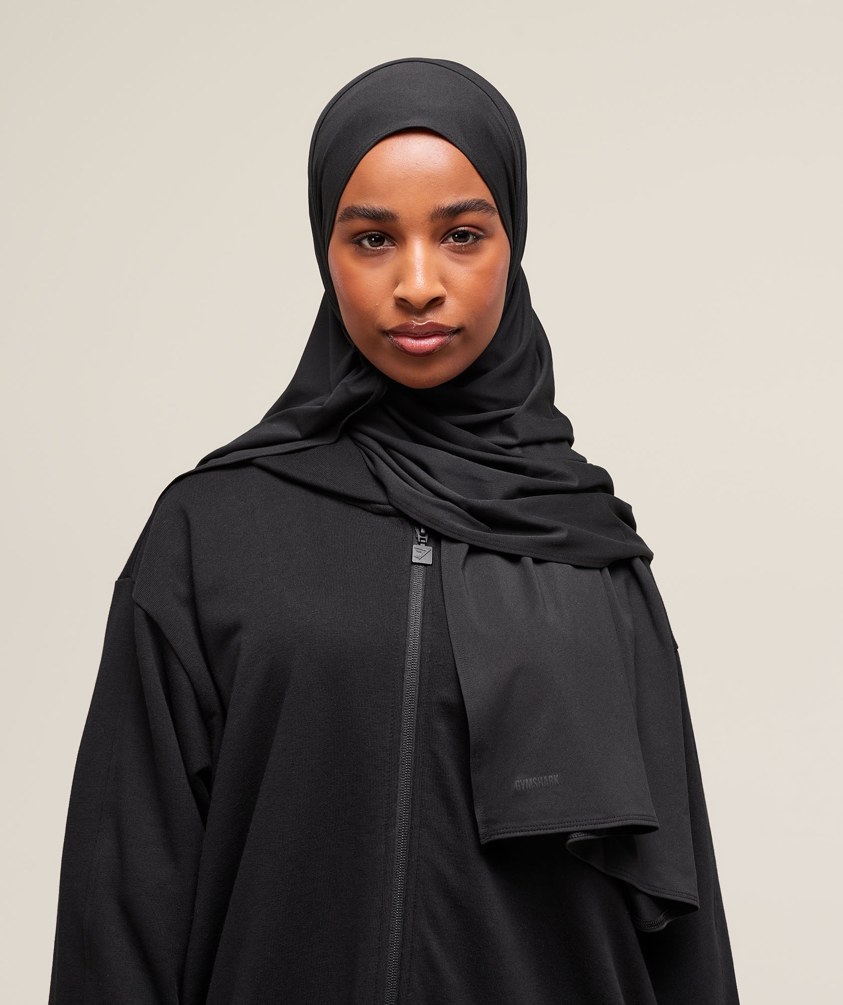 Women's Gymshark Hijab Black