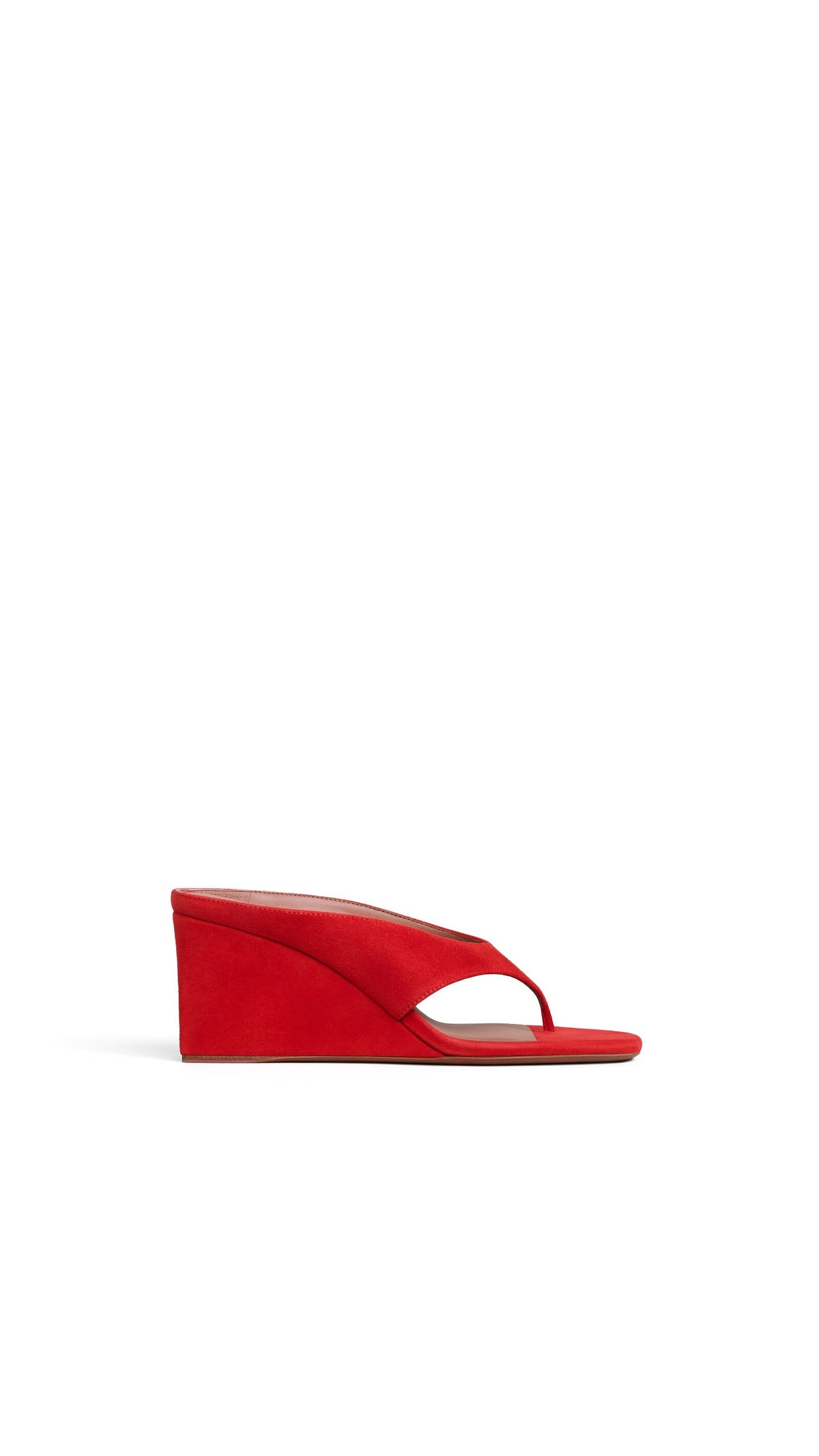 Alaïa Cube Thong Mules In Suede