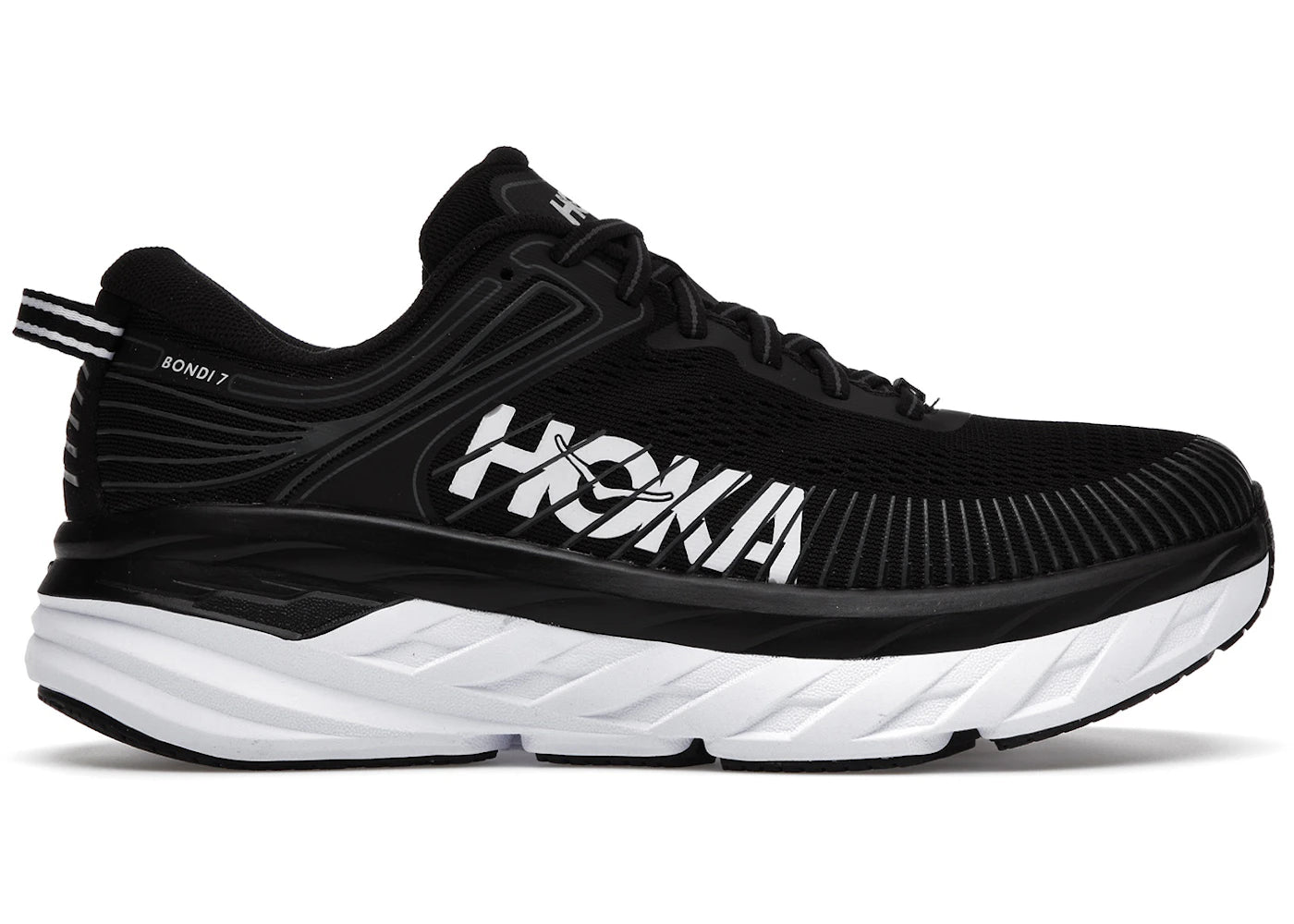 Hoka One One Bondi 7 Black White (Women'S)
