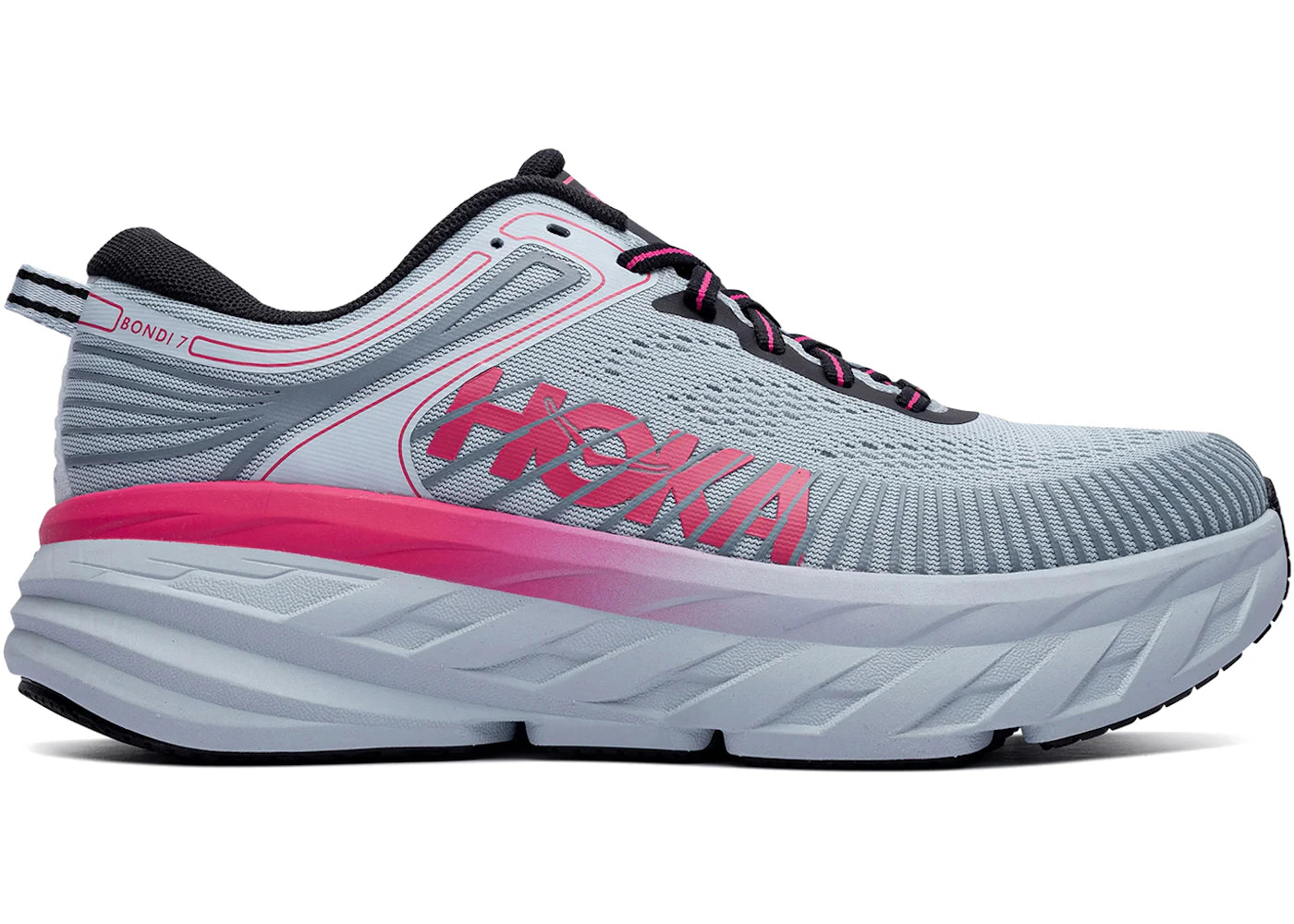 Hoka One One Bondi 7 Mineral Blue Rhubarb (Women'S)