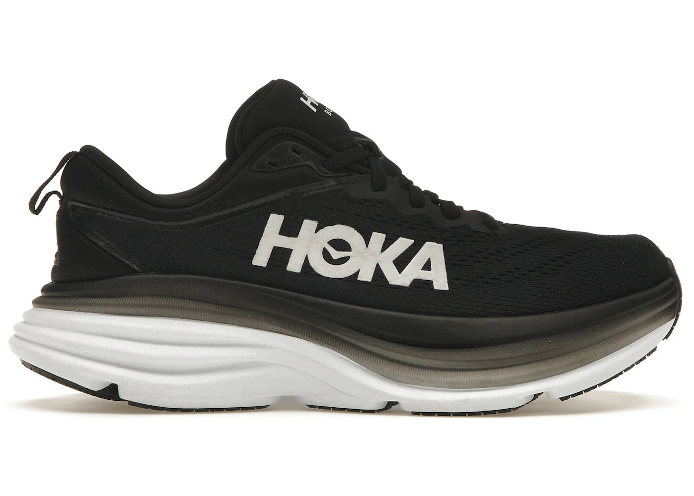 Hoka One One Bondi 8 Black White (Women'S)