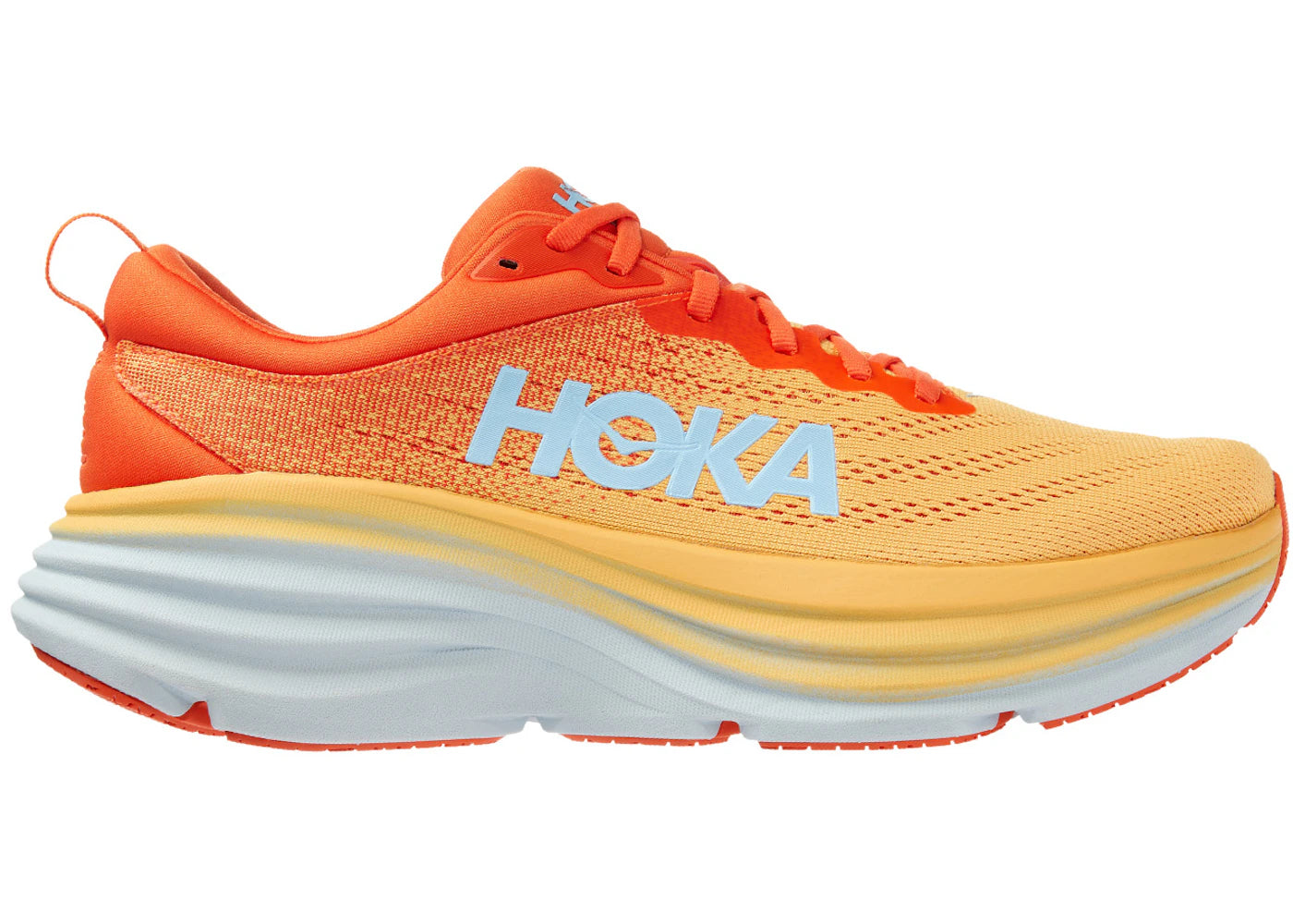 Hoka One One Bondi 8 Puffin'S Bill Orange Amber Yellow