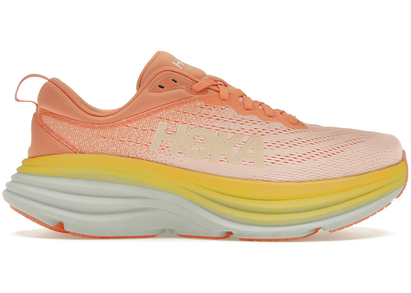 Hoka One One Bondi 8 Shell Coral Peach Parfait (Women'S)