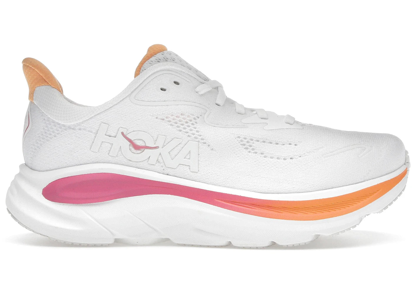 Hoka One One Clifton 10 White Electric Rose (Women'S)