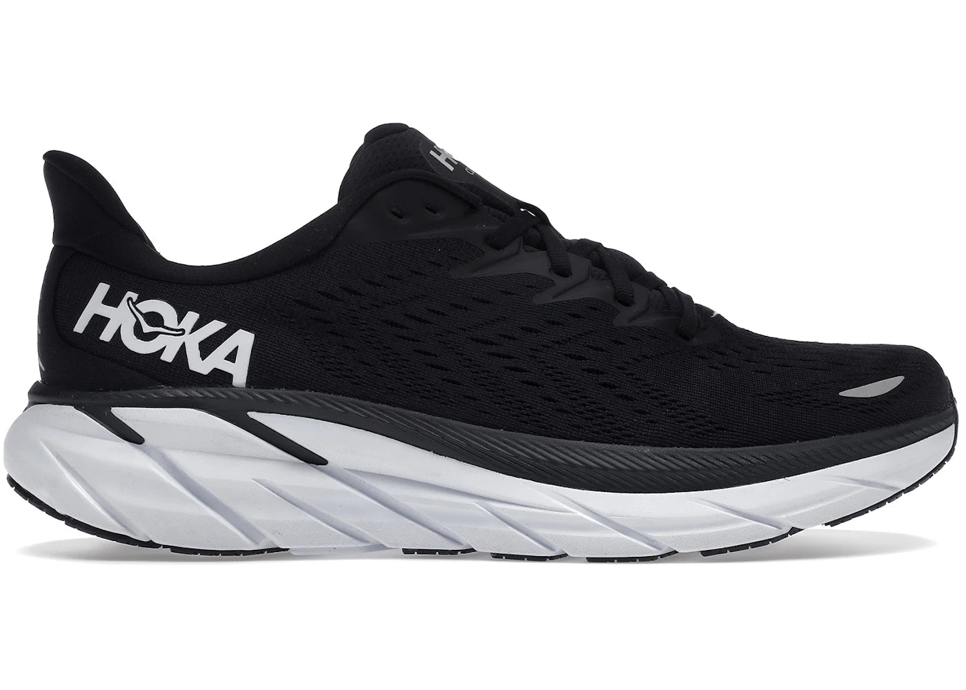 Hoka One One Clifton 8 Black White