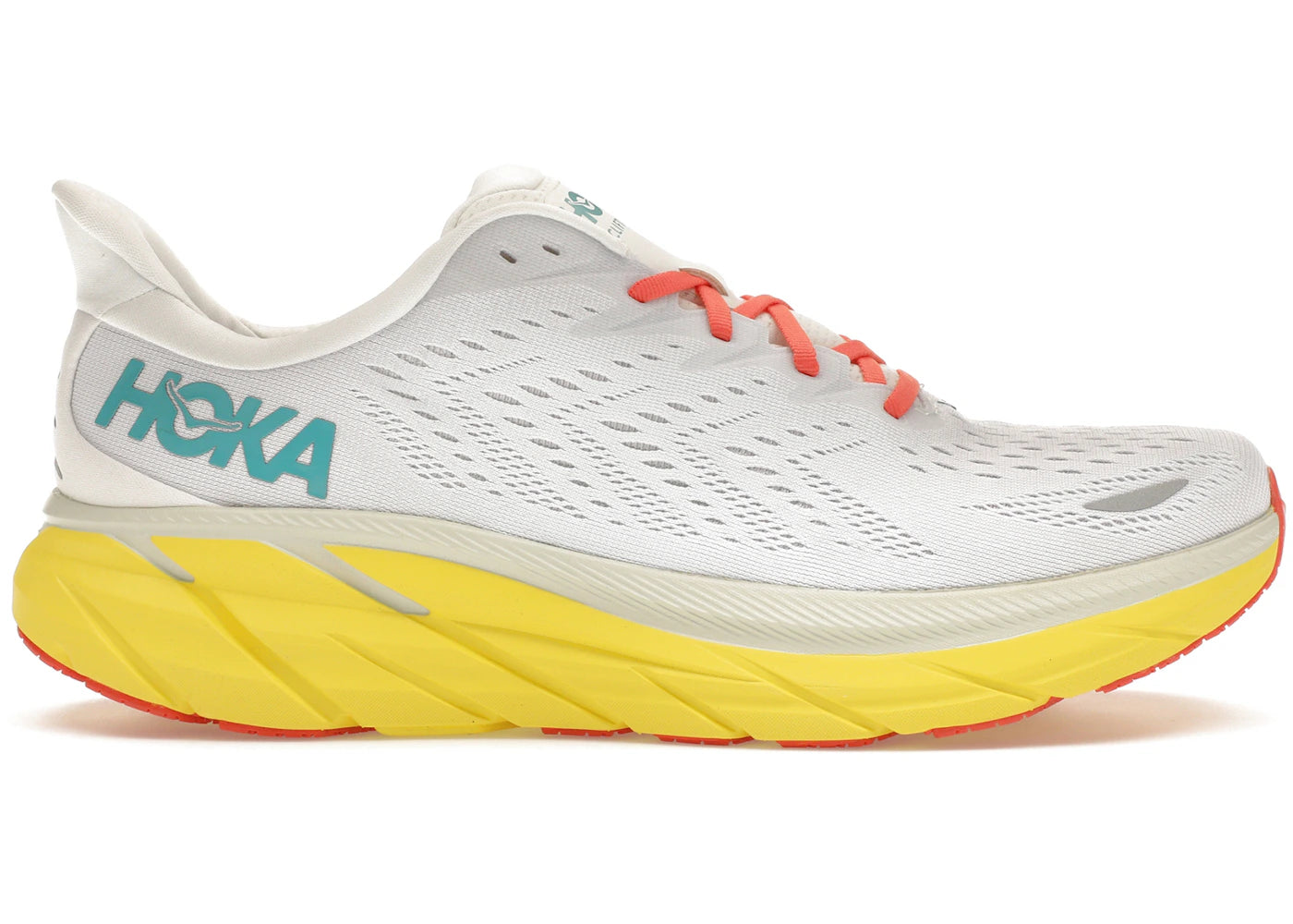 Hoka One One Clifton 8 Blanc De Blanc Illuminating Yellow
