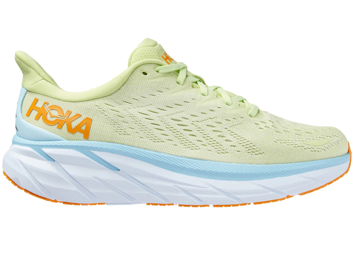 Hoka One One Clifton 8 Butterfly Yellow Summer Song