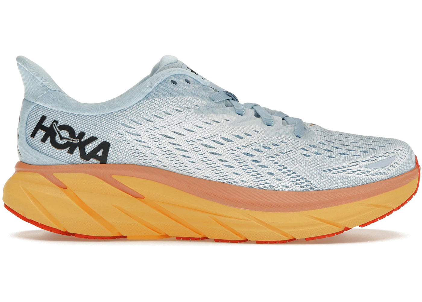 Hoka One One Clifton 8 Summer Song Ice Flow Orange (Women'S)