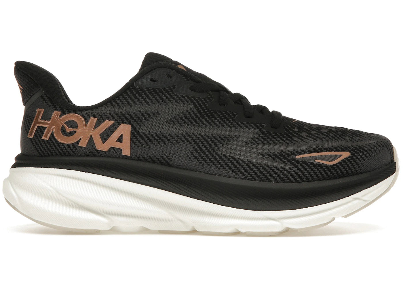 Hoka One One Clifton 9 Black Rose Gold (Women'S)