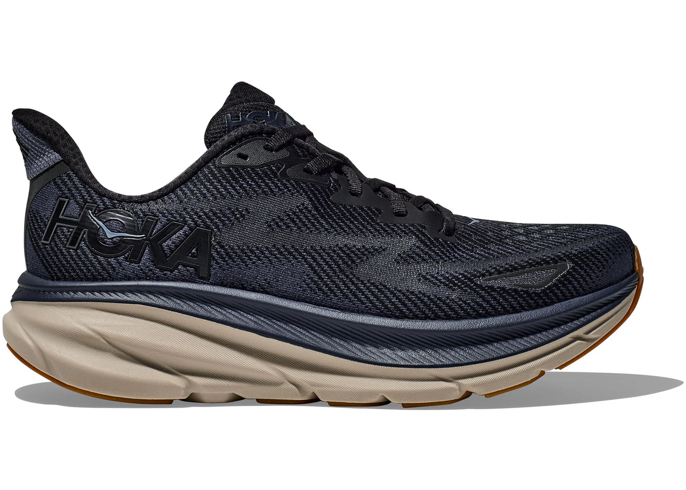 Hoka One One Clifton 9 Black Varsity Navy
