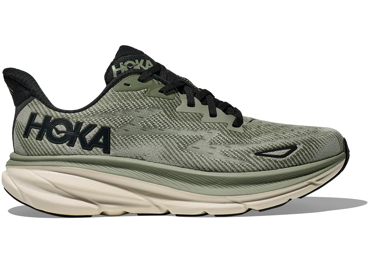 Hoka One One Clifton 9 Sea Moss Forest Lichen