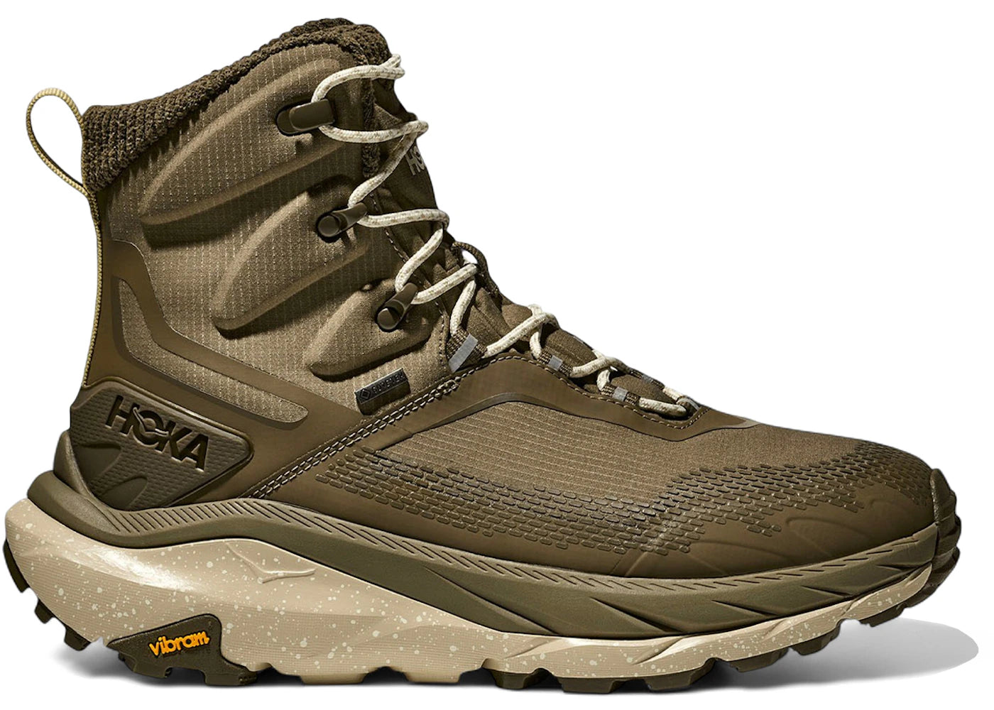 Hoka One One Kaha 2 Frost Gore-Tex Antique Olive Oyster Mushroom