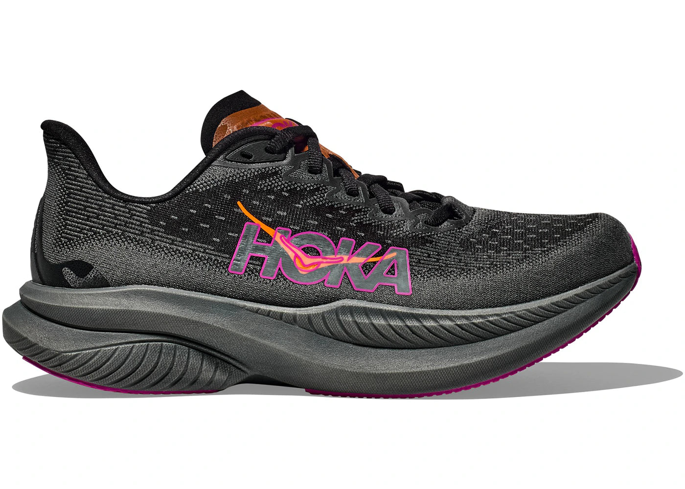 Hoka One One Mach 6 Black Fuchsia (Women'S)