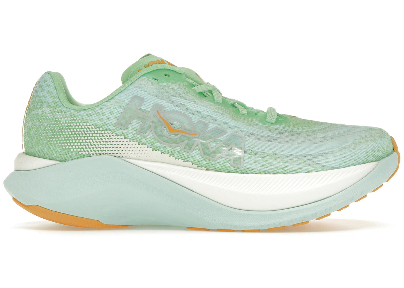 Hoka One One Mach X Lime Glow Sunlit Ocean (Women'S)