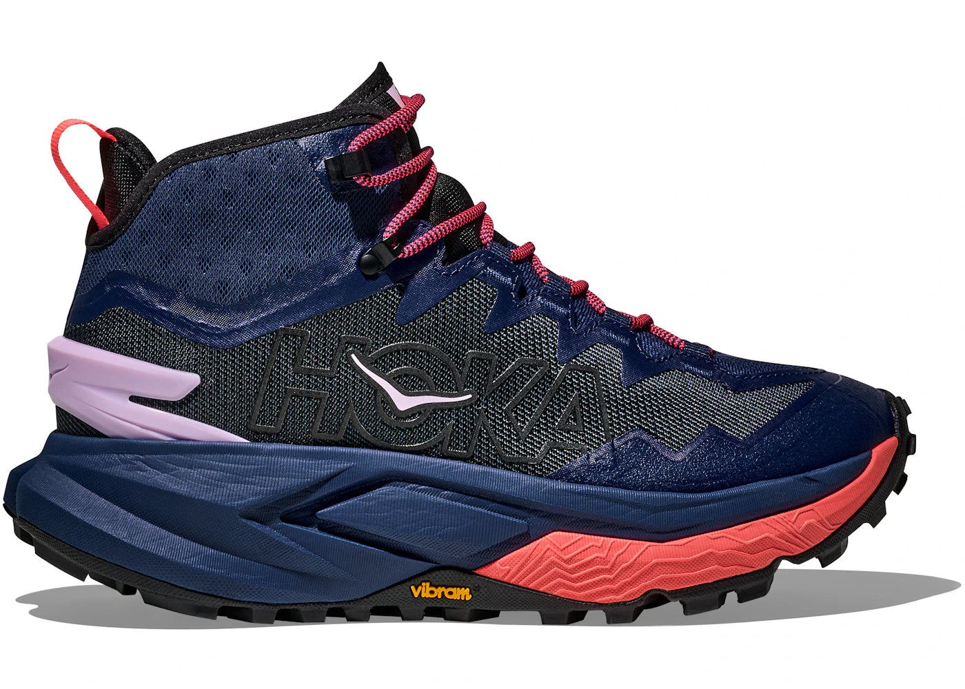 Hoka One One Mafate Hike Midnight Blue Neon Flame (Women'S)