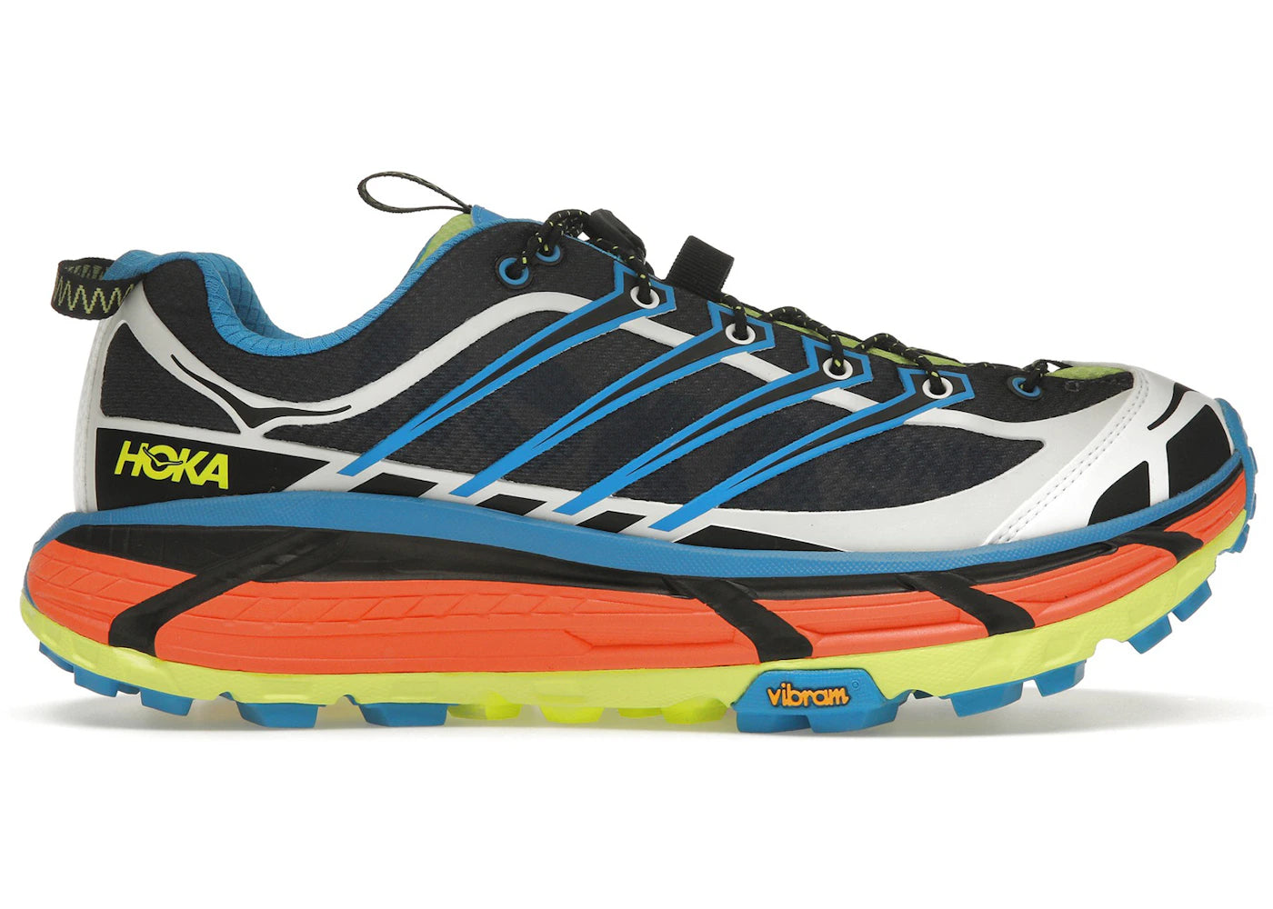 Hoka One One Mafate Three2 Black Diva Blue