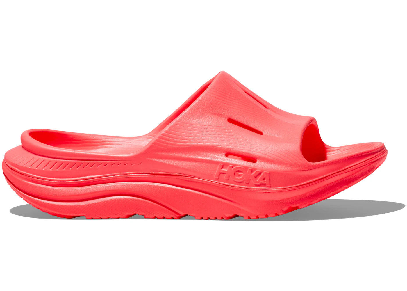Hoka One One Ora Recovery Slide 3 Neon Flame