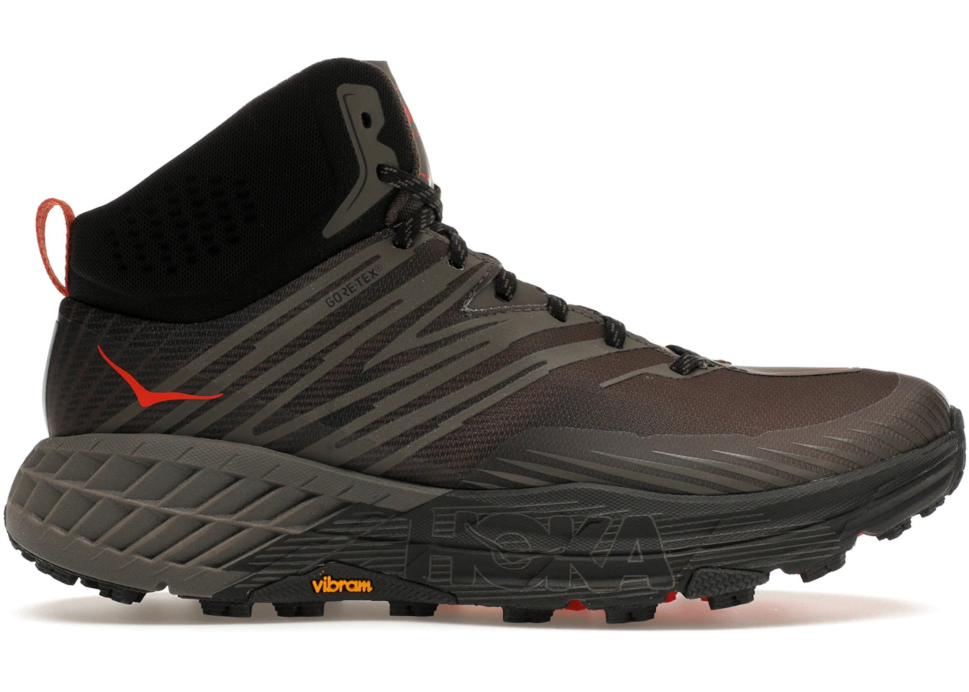 Hoka One One Speedgoat Mid Gore-Tex 2 Black Grey Red