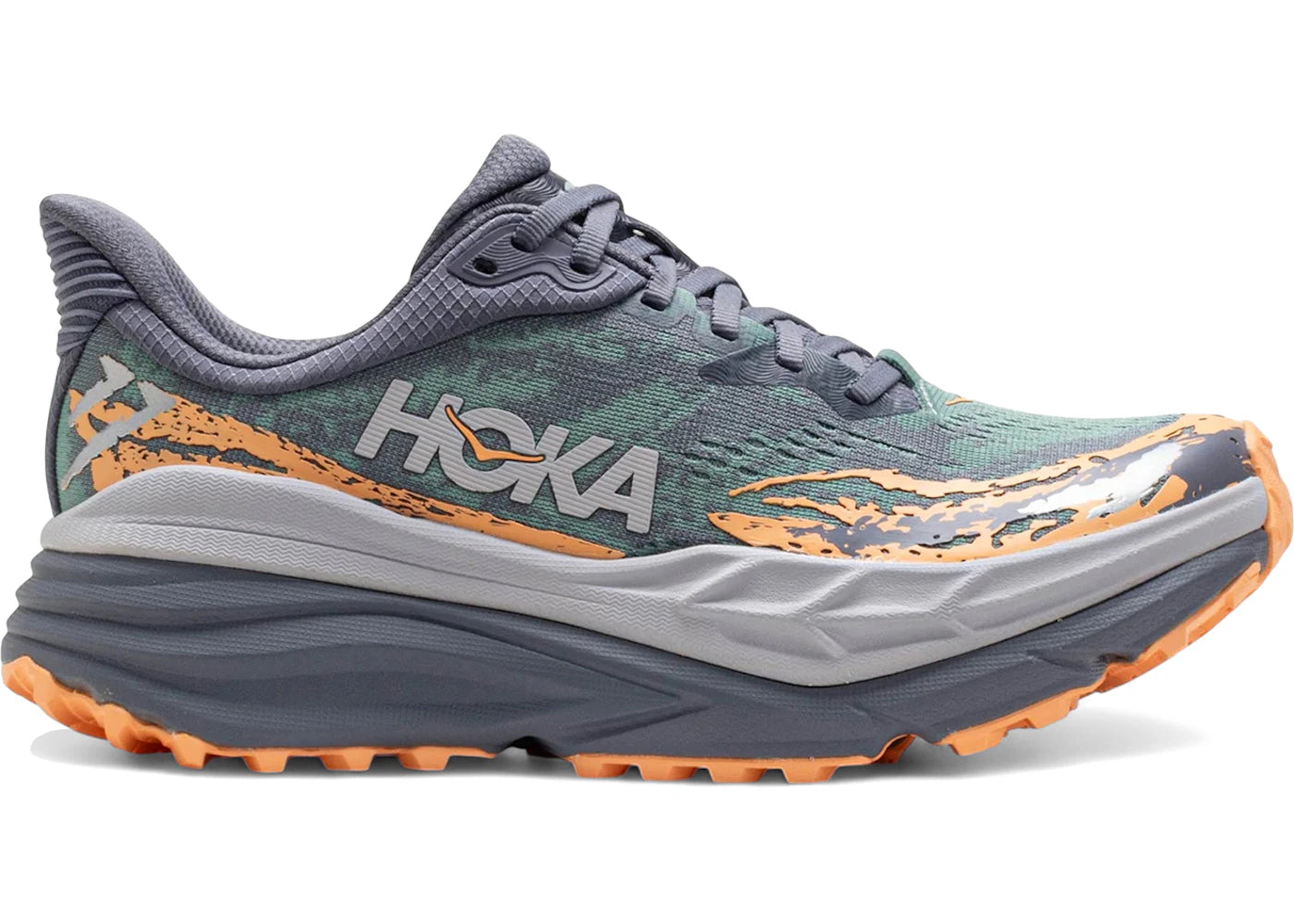 Hoka One One Stinson 7 Grey Skies Pale Tangerine (Women'S)