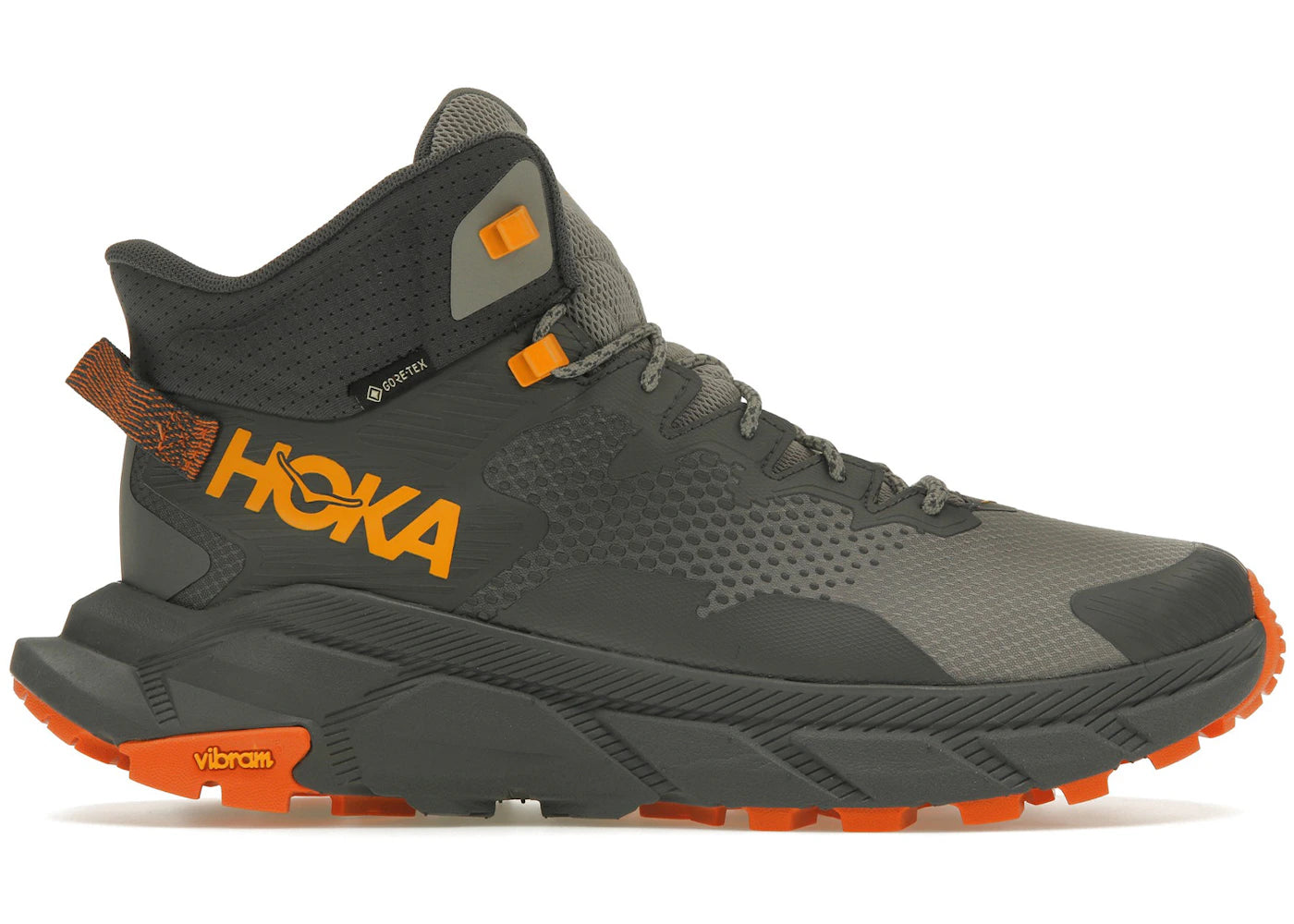 Hoka One One Trail Code Gore-Tex Castlerock Persimmon Orange