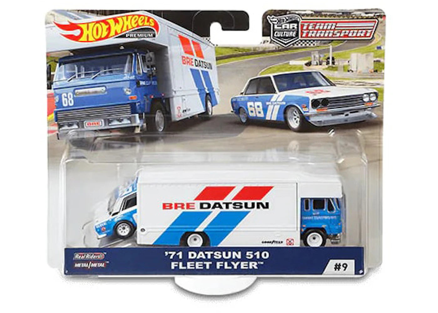 Hot Wheels 2019 Hot Wheels Team Transport D Fyt14 Fleet Flyer W/ Mercedes-Benz 190E
