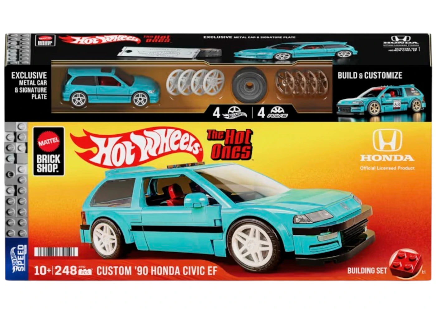 Hot Wheels 90 Honda Civic Ef Brick Shop