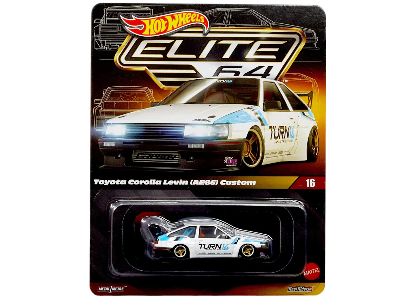 Hot Wheels Elite 64 Toyota Corolla Levin Ae86 Custom