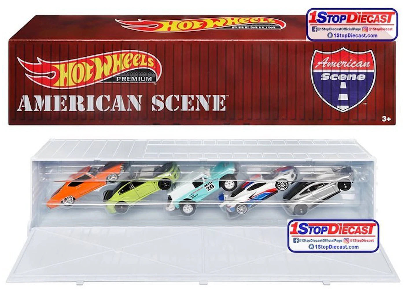 Hot Wheels Premium American Scene Set