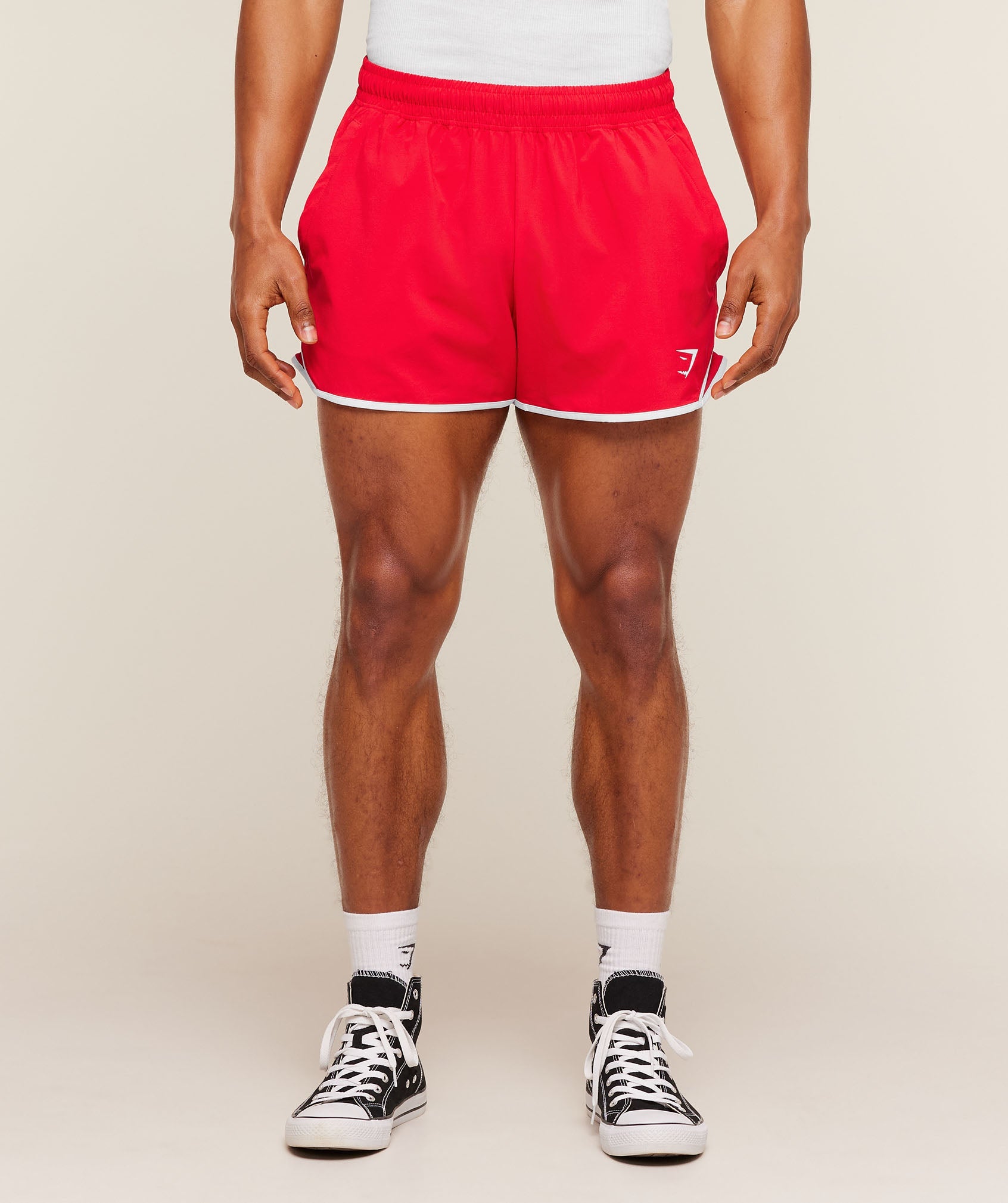 Gymshark Accent Conditioning Shorts Athletic Red