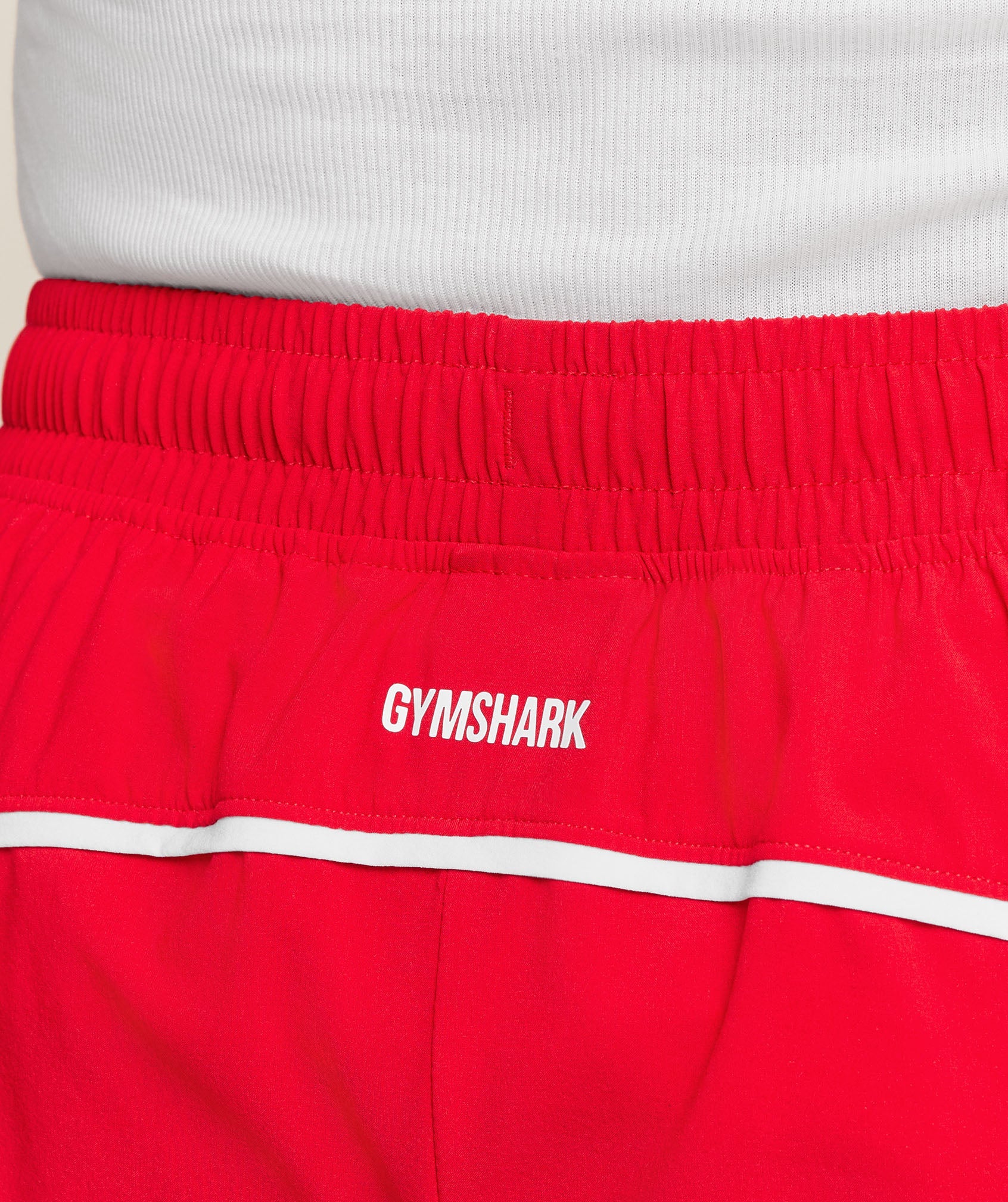 Gymshark Accent Conditioning Shorts Athletic Red