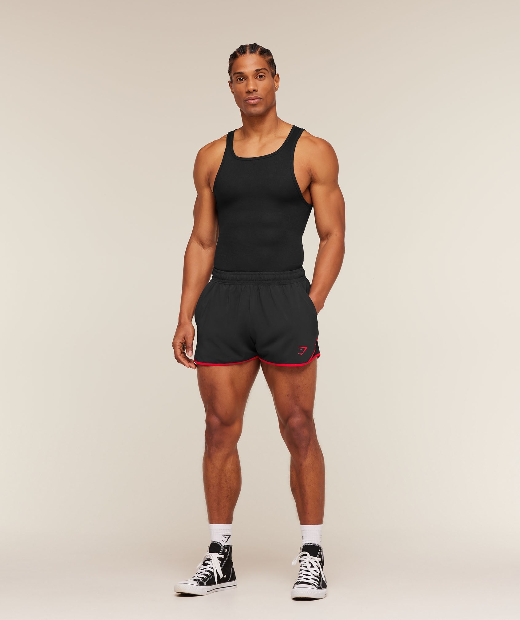 Gymshark Accent Conditioning Shorts Black