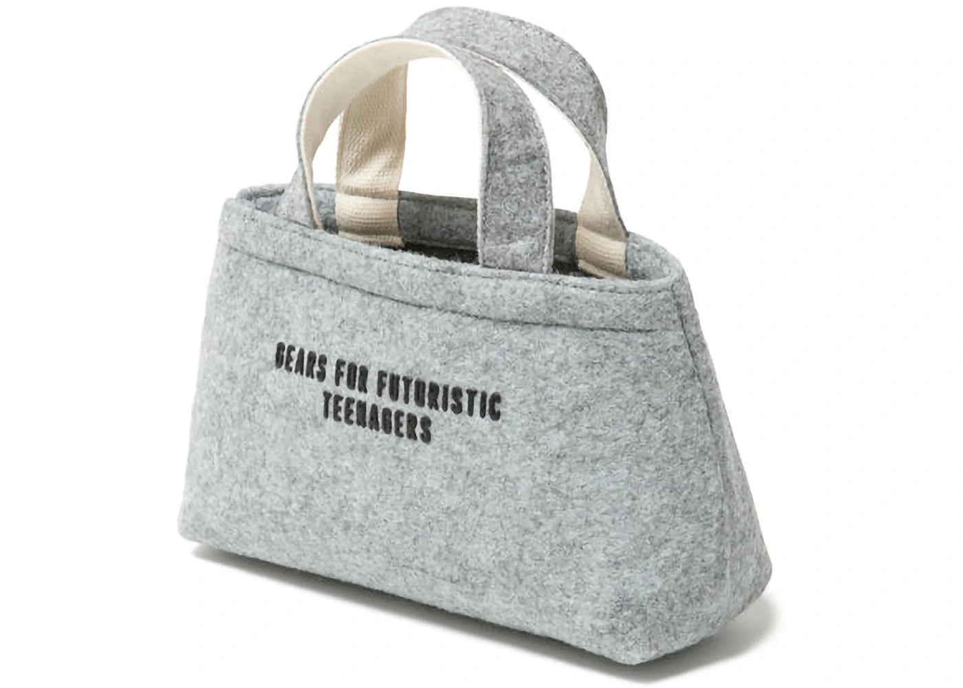 Human Made Felt Small Tote Bag Grey