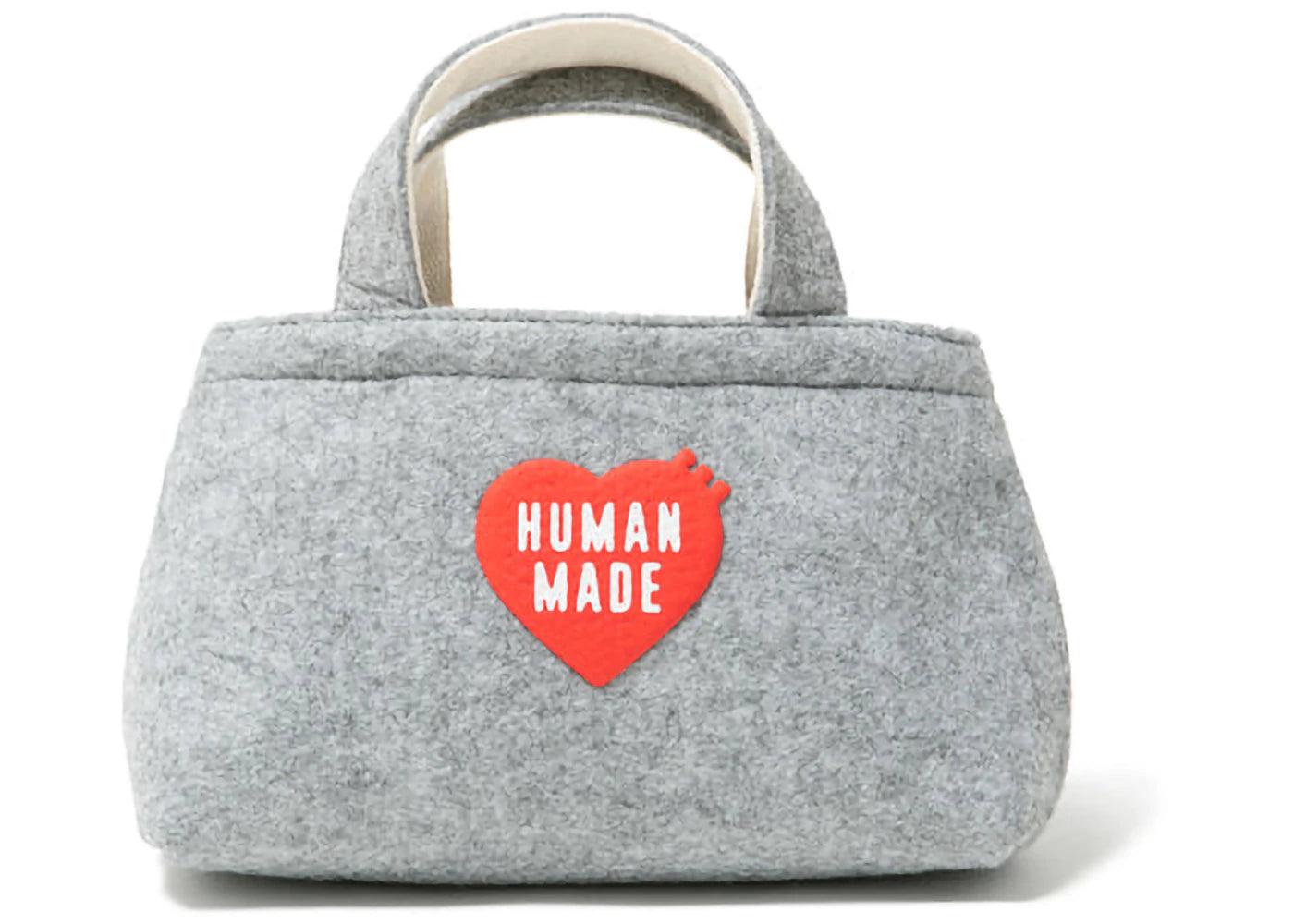 Human Made Felt Small Tote Bag Grey