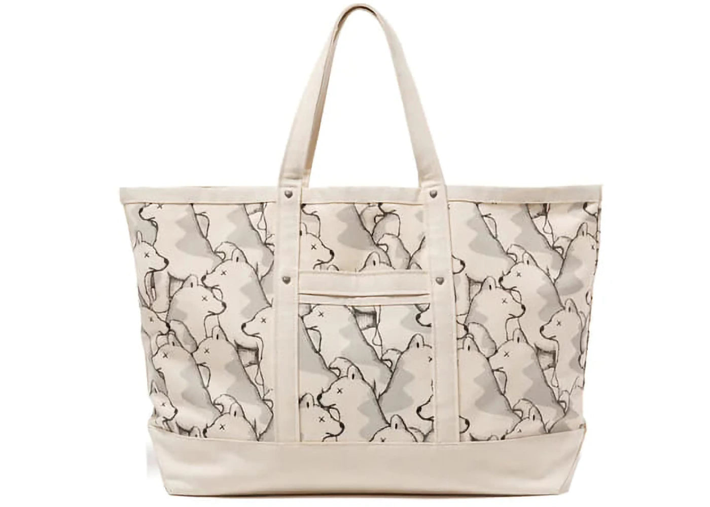 Human Made X Kaws Made Tote Bag Ivory